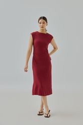 Diane Ribbed Knit Midi Dress